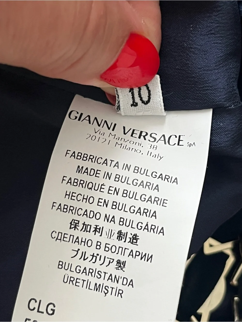 Versace collection Blue Halter Sheath Dress size 44 / size 10 - Picture 13 of 15